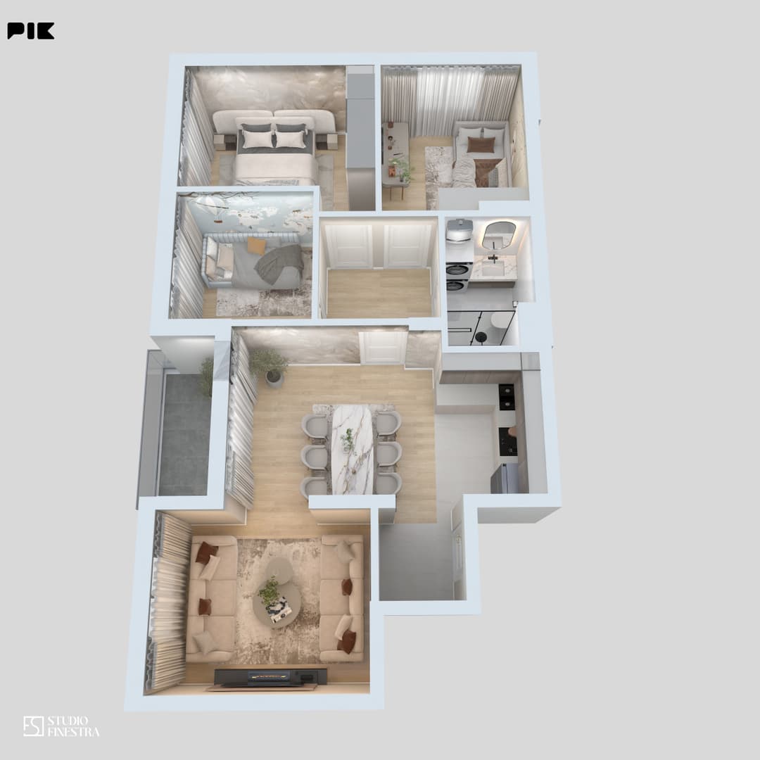 STANOVI U IZGRADNJI "PROJEKAT OBILIĆEVO" KULA 2 photo 2