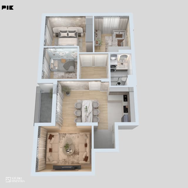 STANOVI U IZGRADNJI "PROJEKAT OBILIĆEVO" KULA 2 photo 2