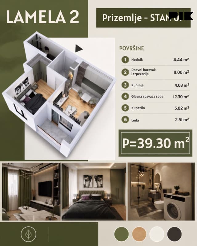 D4 - DOBRINJA 4 - ONE-ROOM APARTMENTS DIRECTLY FROM THE DEVELOPER photo 3