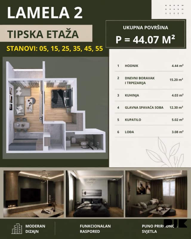 D4 - DOBRINJA 4 - ONE-ROOM APARTMENTS DIRECTLY FROM THE DEVELOPER photo 7