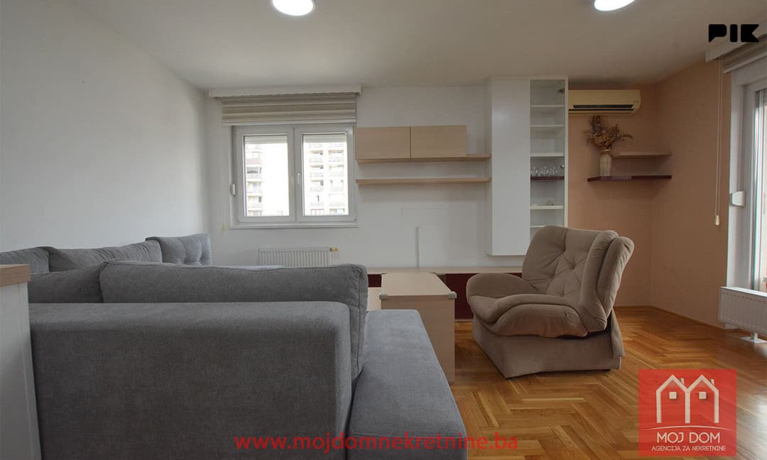 Three-room apartment with balcony and garage, 57.75m2, Miljacka photo 5