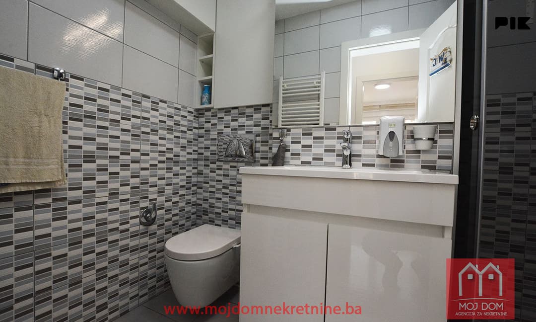 Three-room apartment with balcony and garage, 57.75m2, Miljacka photo 17